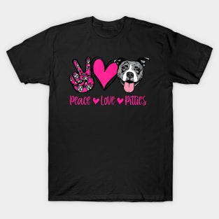 Pit Bull Lives Matter Pittie Puppy Dog Mom Ladies Pitbull T-Shirt